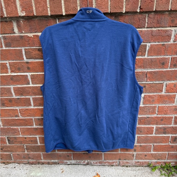 Vineyard Vines Blue Full Zip Vest Size XXL 2XL Men’s - Picture 3 of 3